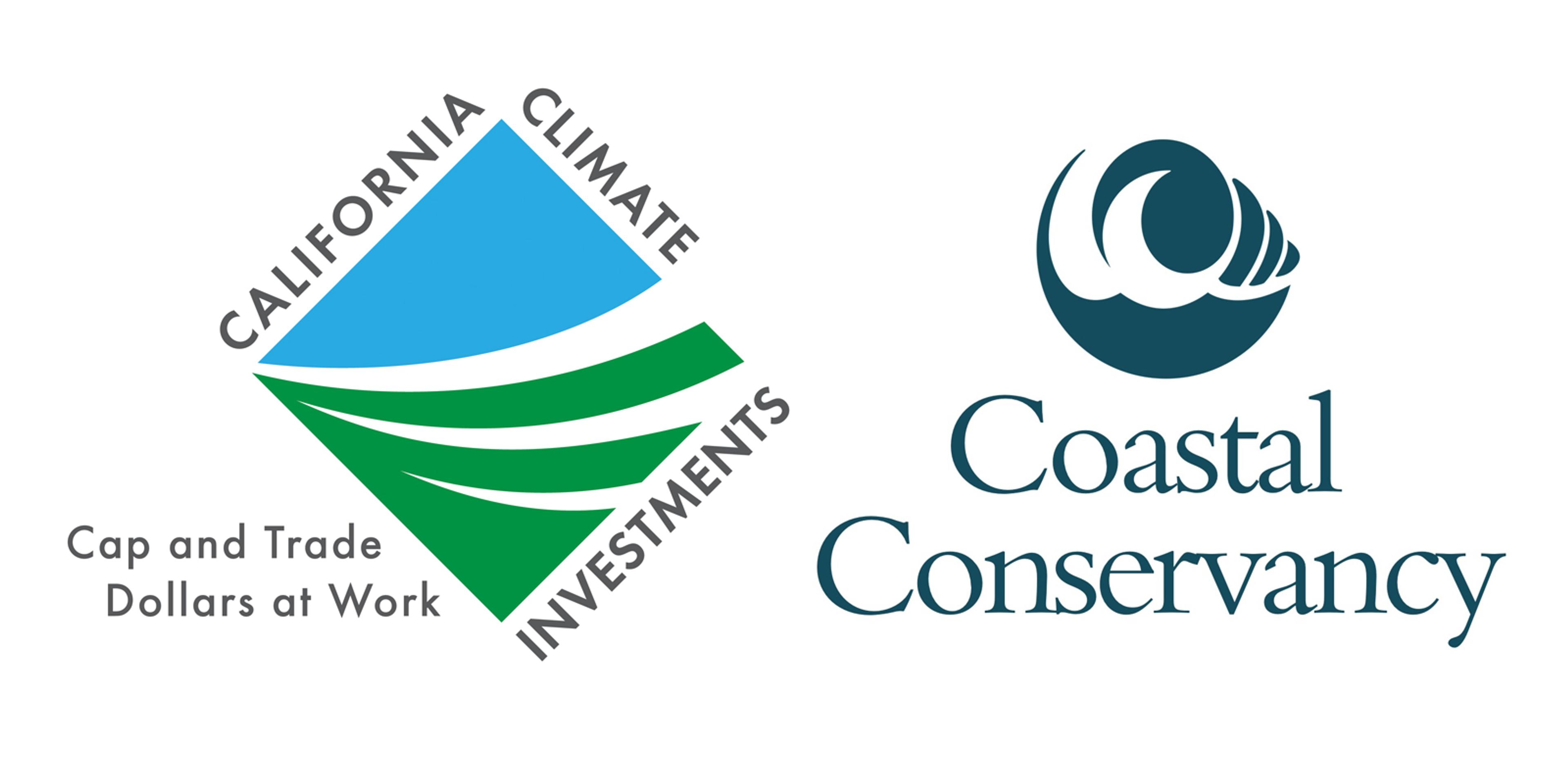 CA Climate Investments Logo and Costal Conservancy Logo.