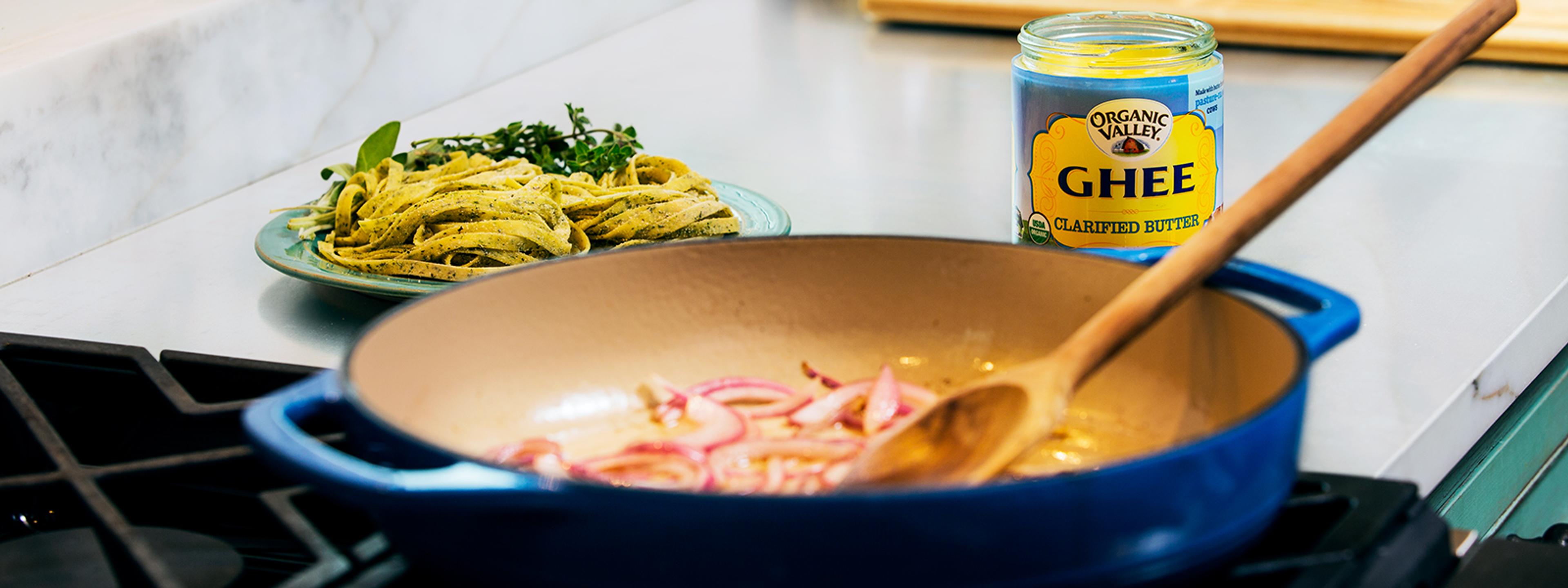 Cooking with Organic Valley Ghee
