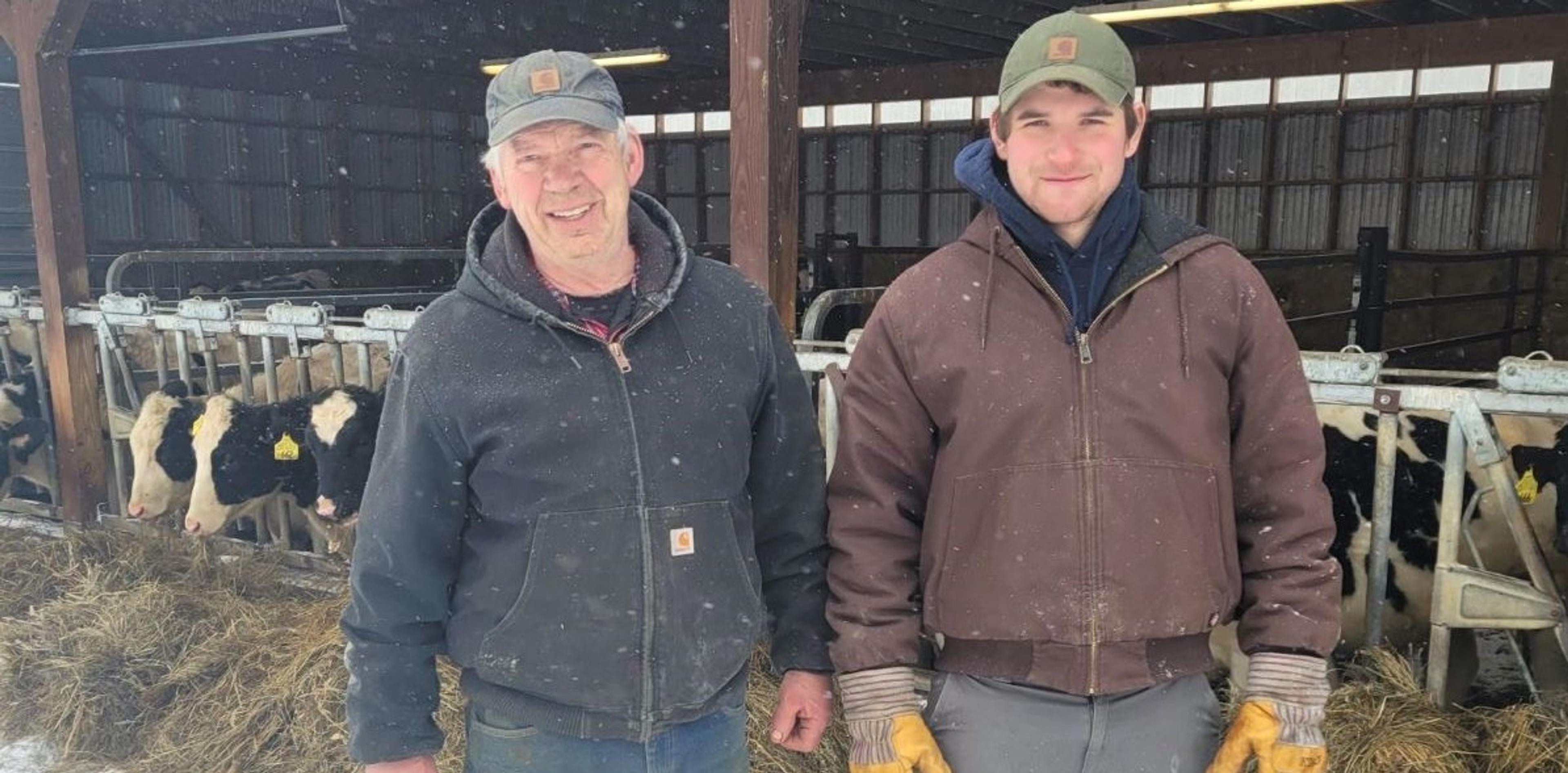 An arrow points to Westfield, Vermont, home of an Organic Valley dairy farm.