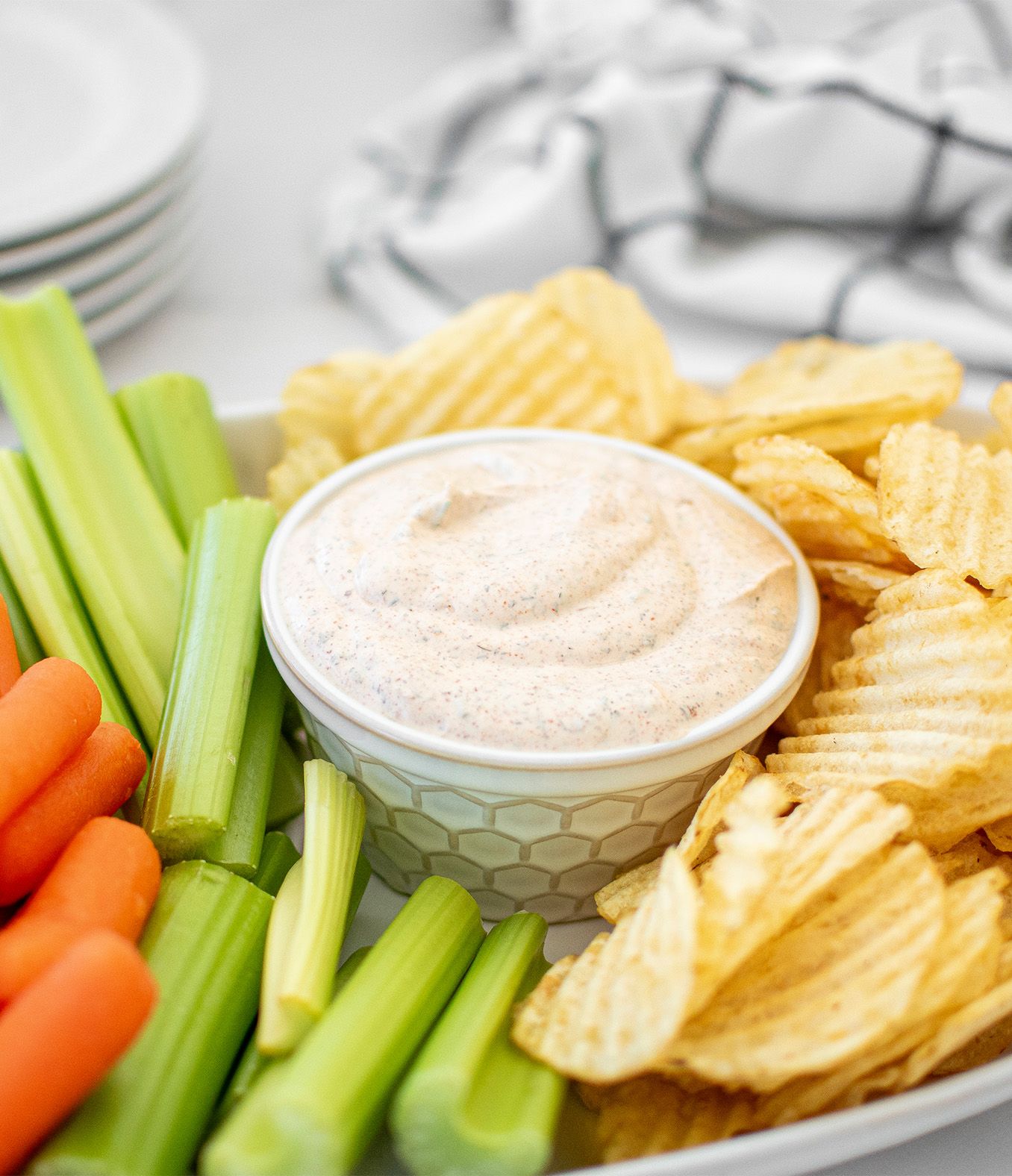 Buffalo Ranch Dip with Organic Valley