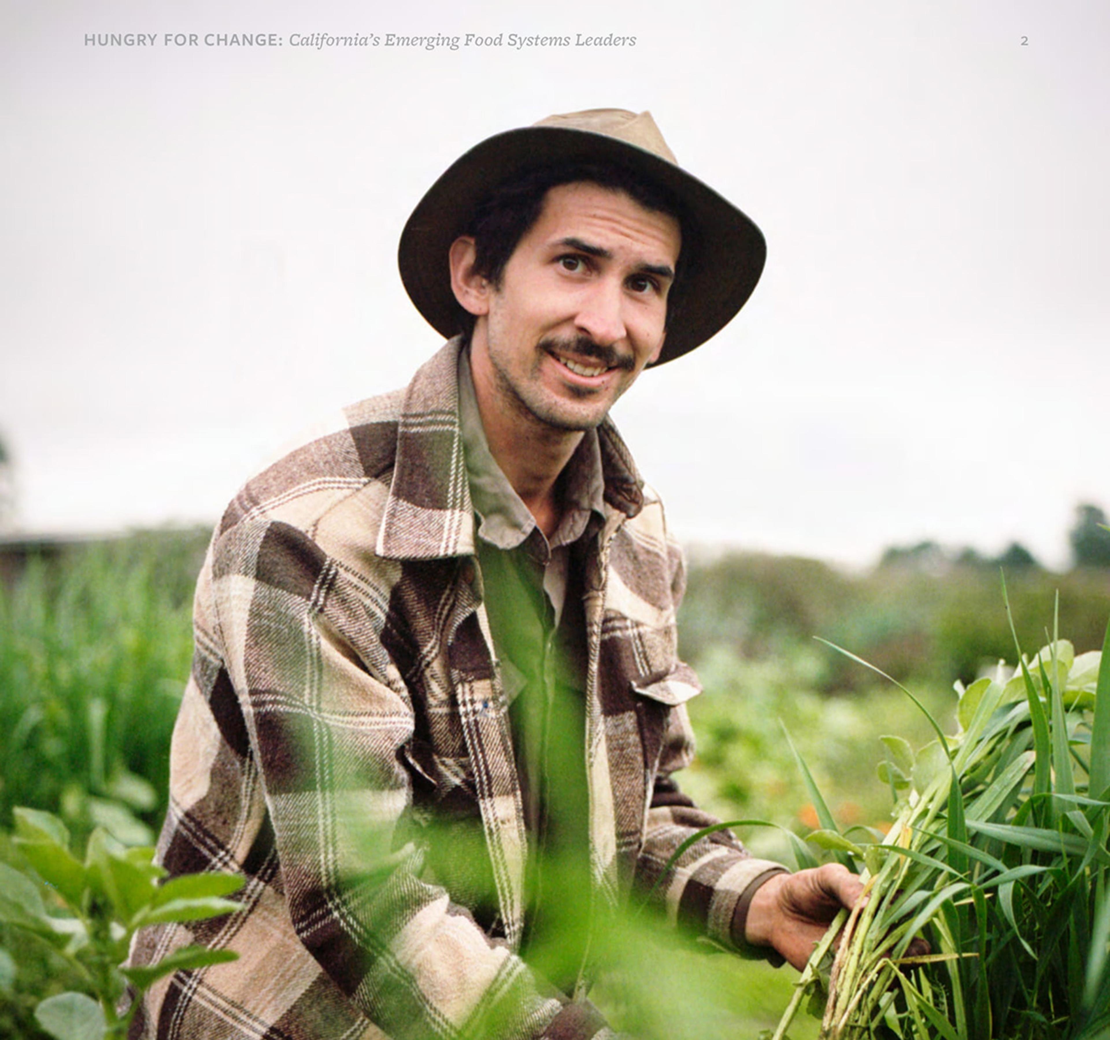 Headshot of Anthony Reyes in garden.