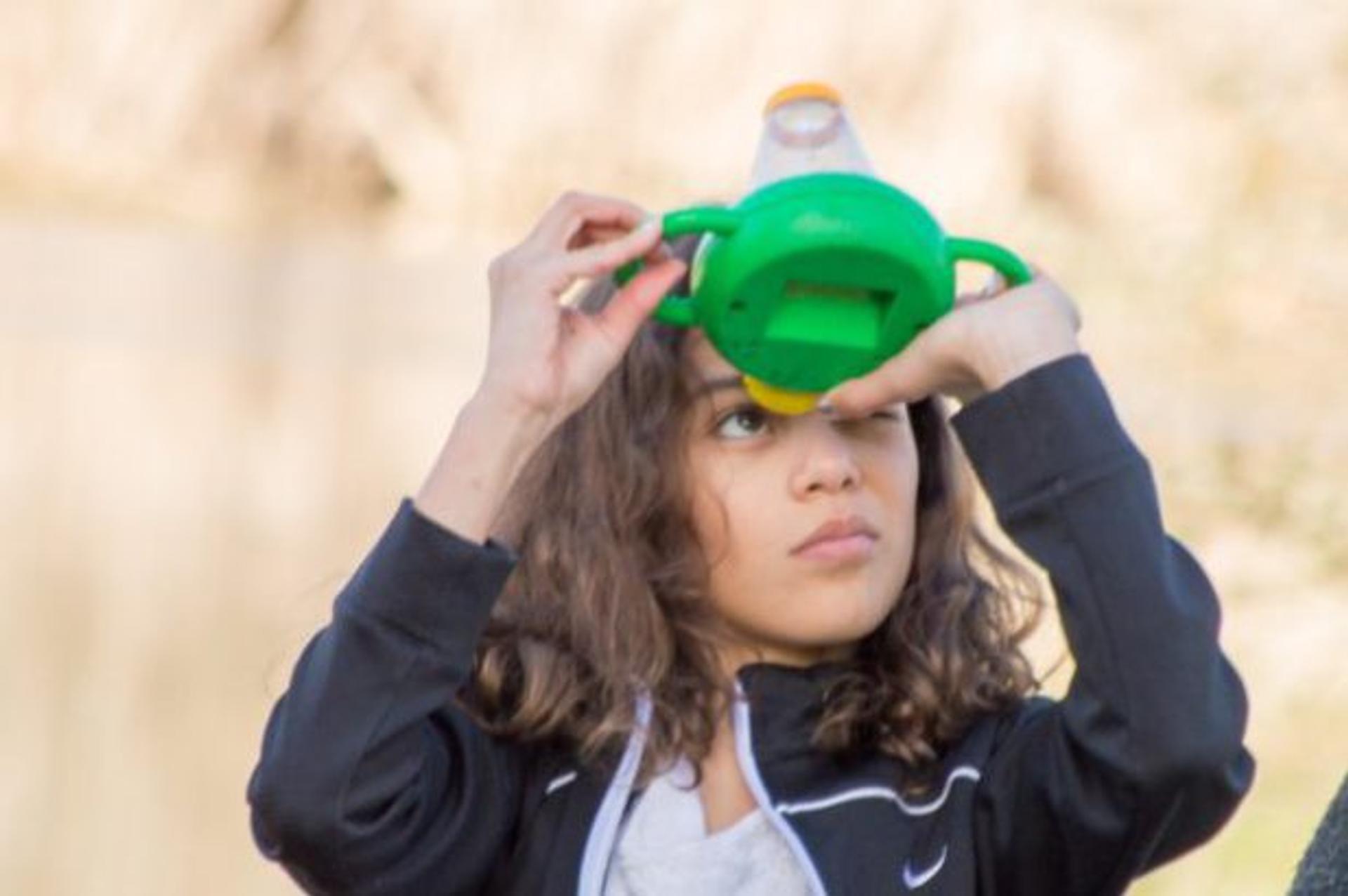 Hands-on exploration is encouraged at Zenger Farm.
