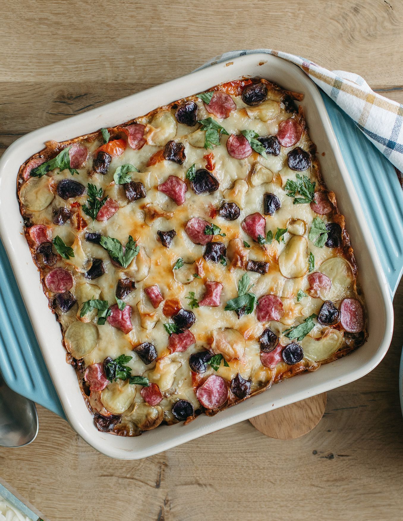 Easy Cheesy Garden Hotdish with Organic Valley