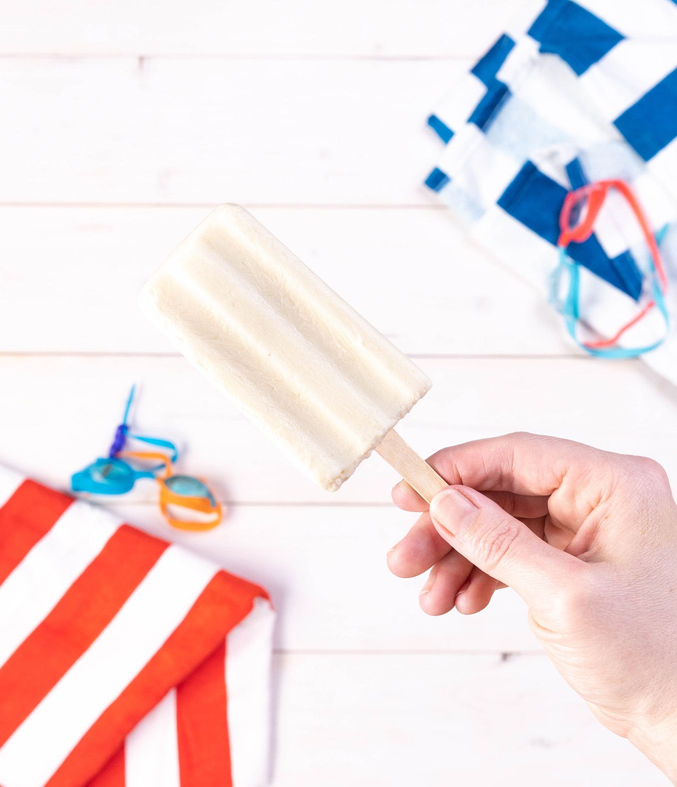 Creamy Honey Coconut Popsicle with Organic Valley