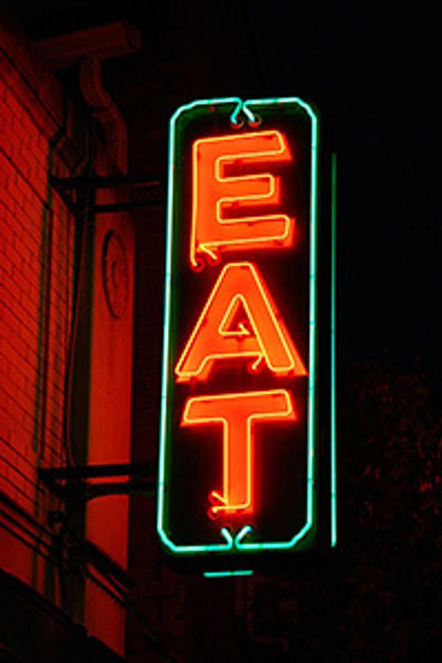 Neon Eat Sign