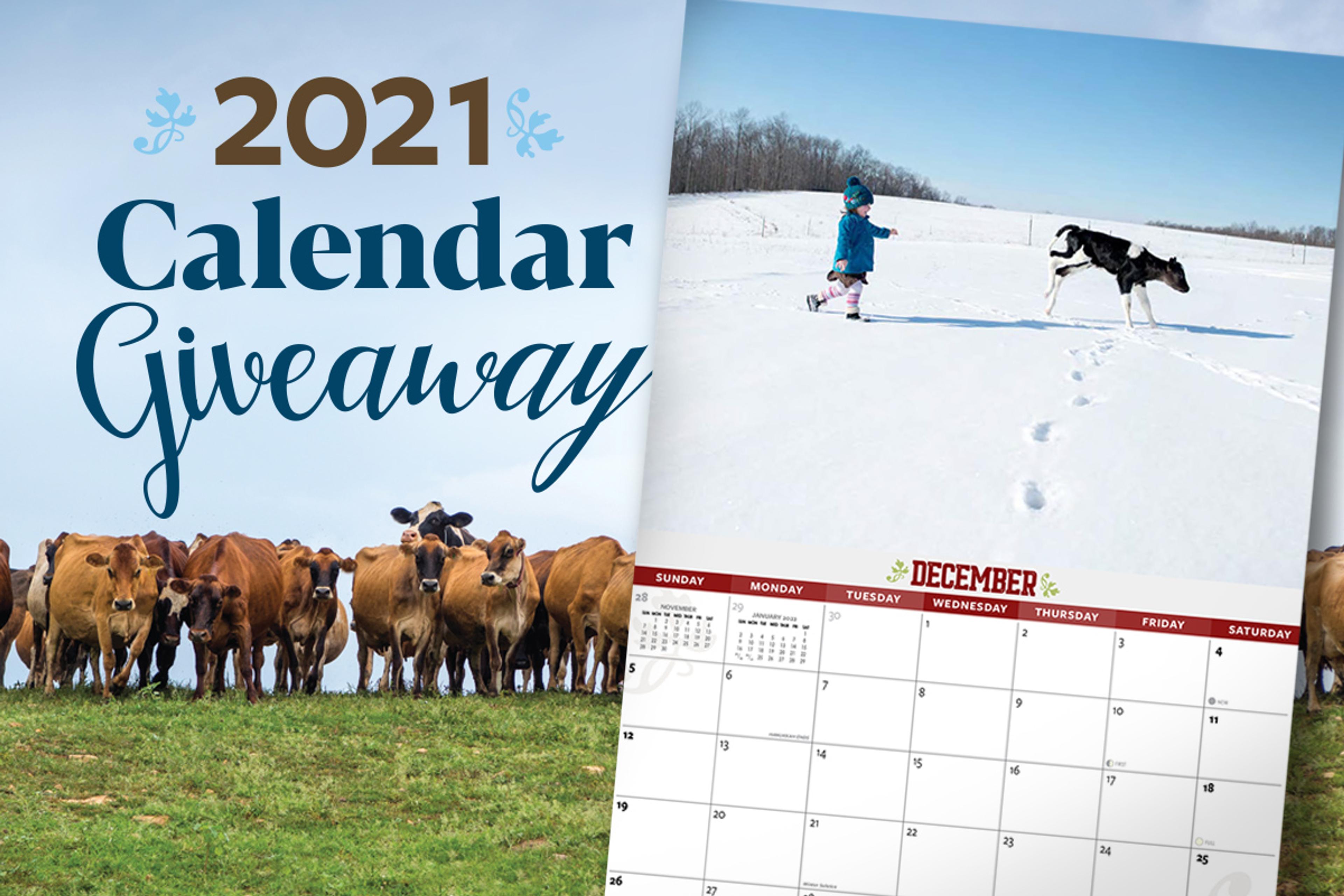 Win a 2021 Organic Valley calendar!