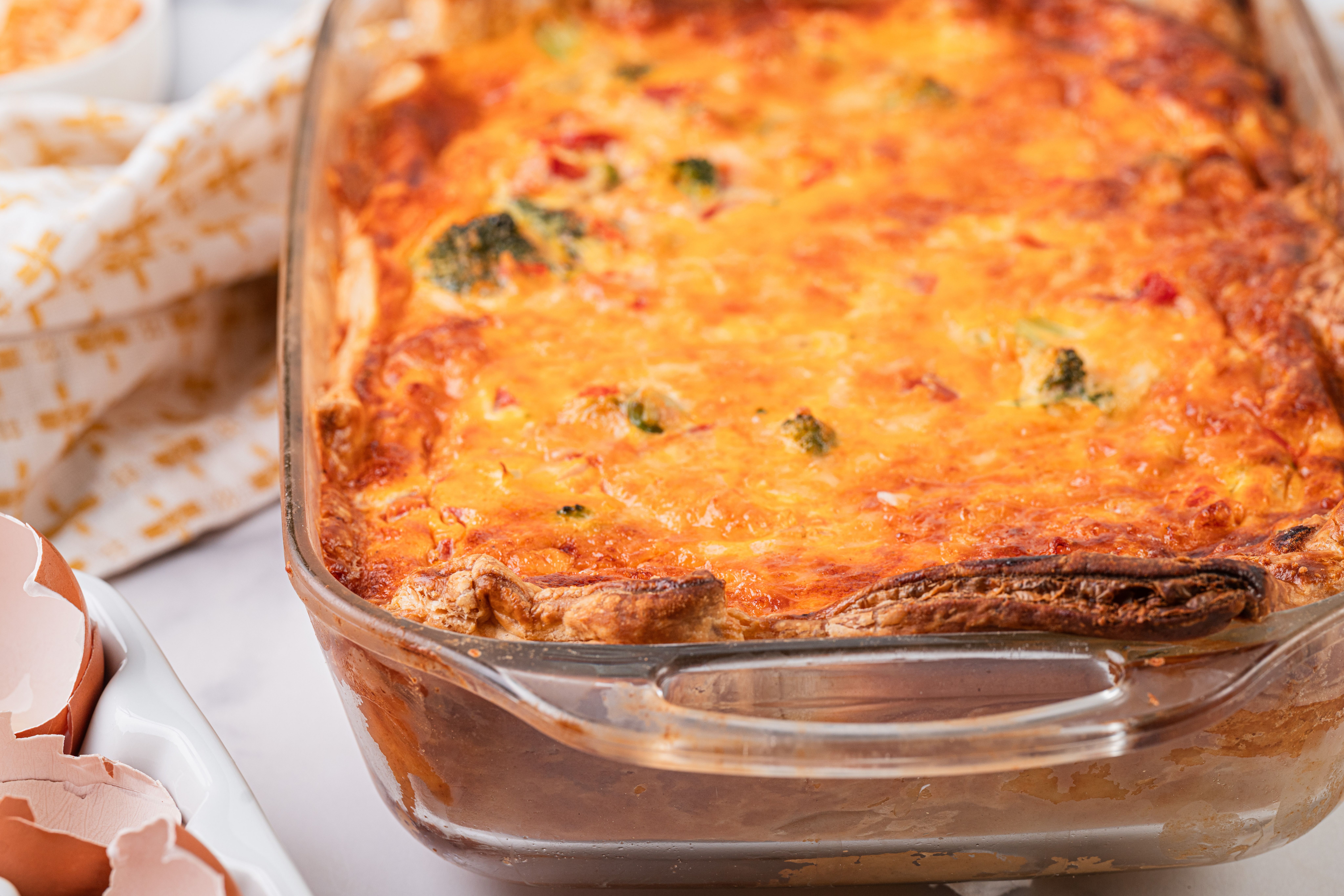 Easy Cheesy Egg Bake with Organic Valley