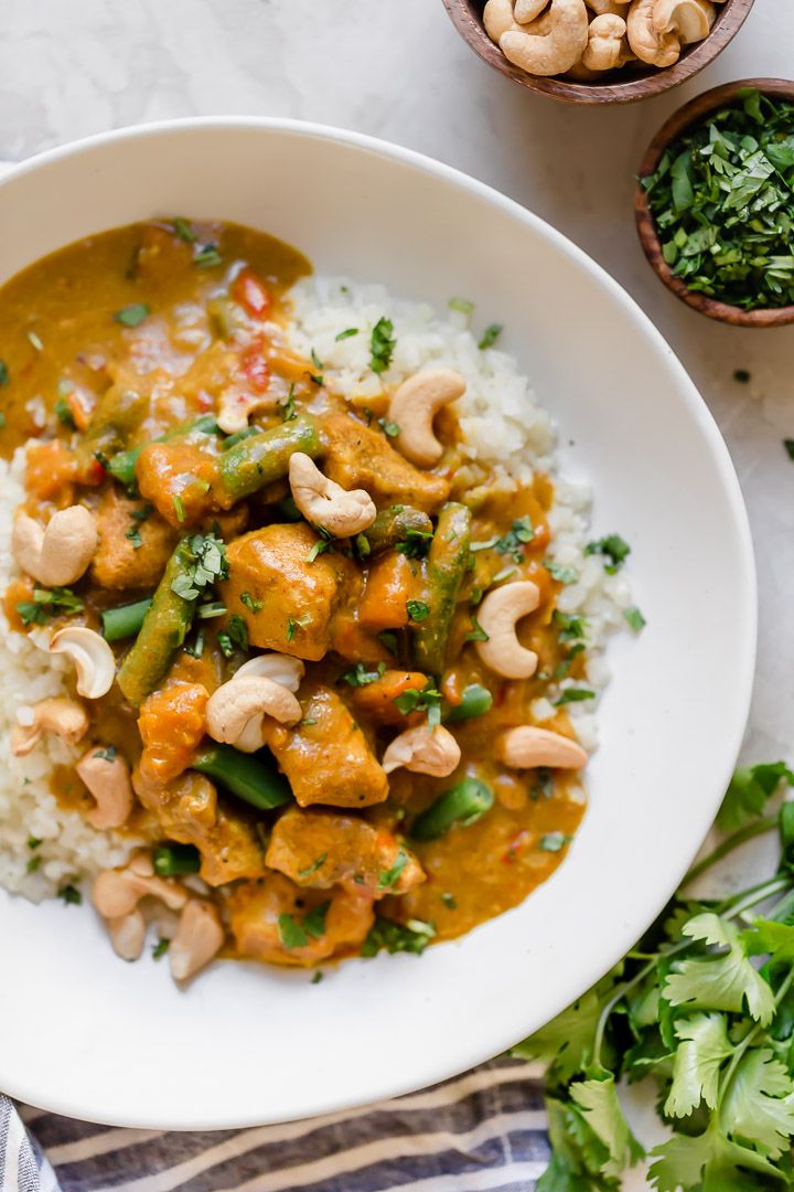 Slow Cooker Sweet Potato Chicken Curry with Organic Valley