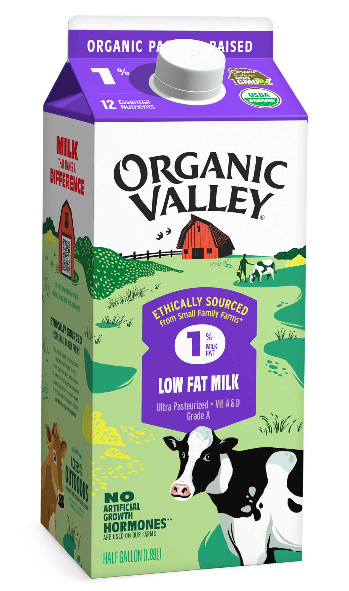Lowfat 1% Milk | Organic Valley