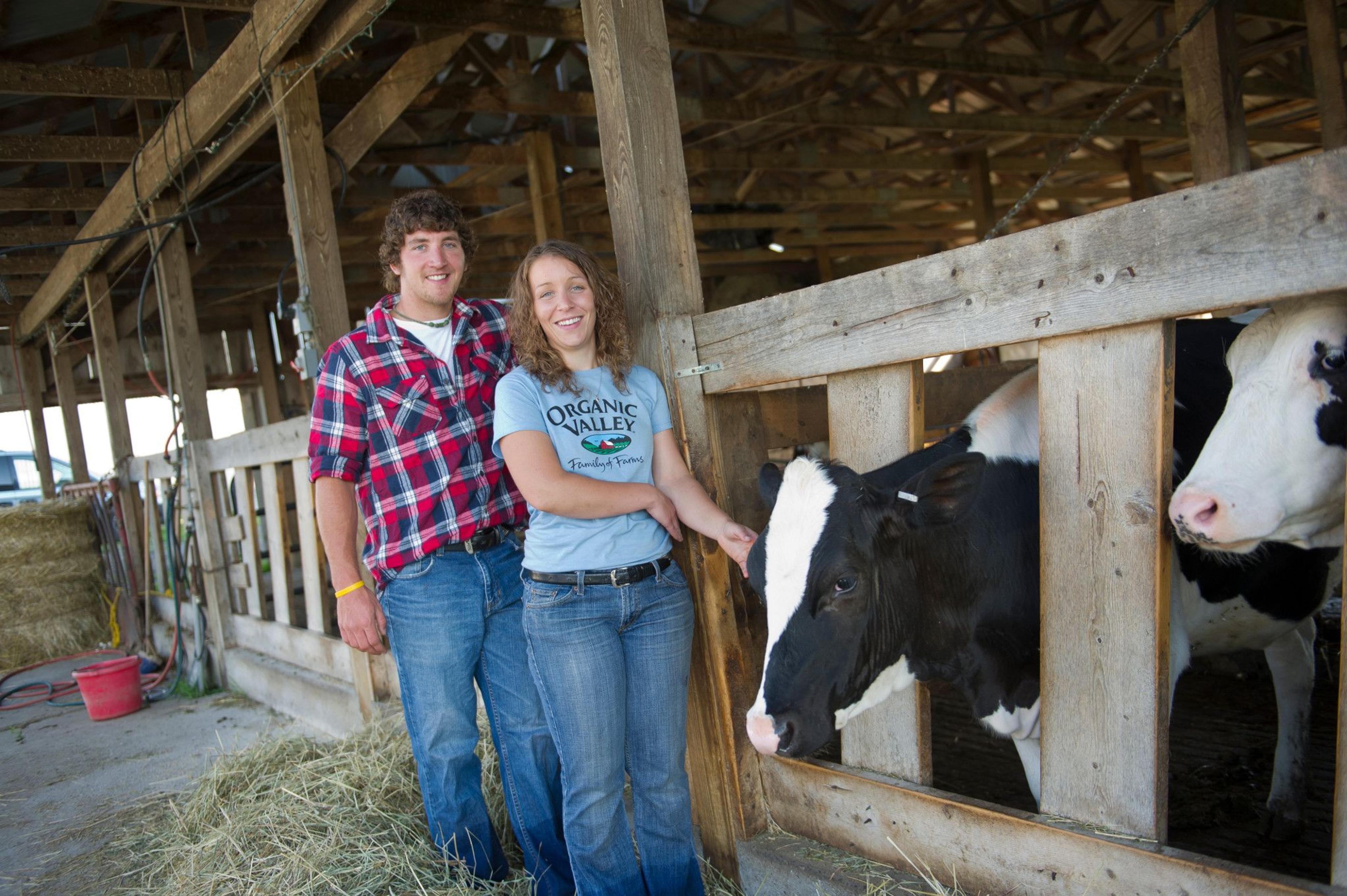 The Hudyncia family farm in New York.