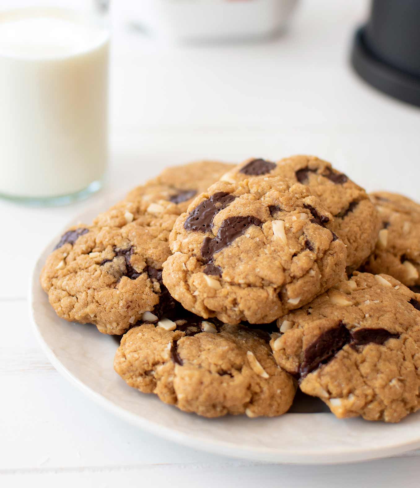 Coconut Chocolate Chip Cookies with Organic Valley