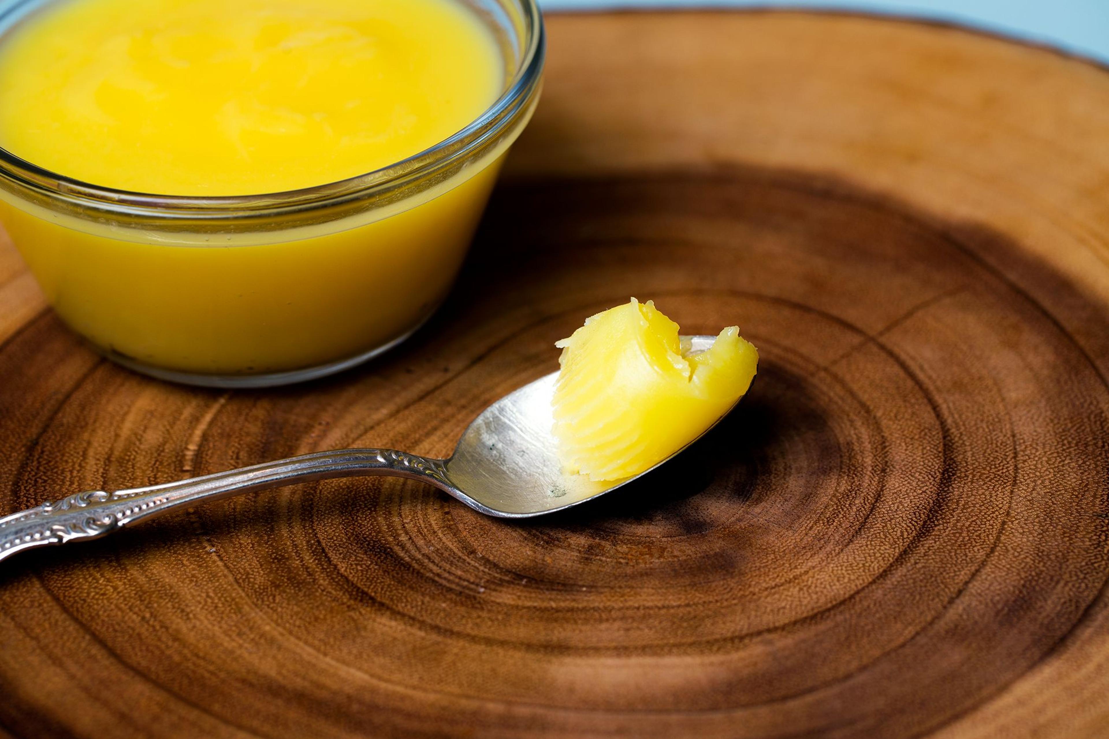 A spoonful of organic ghee.