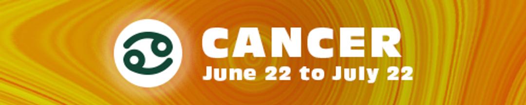 A graphic of a Cancer sign 