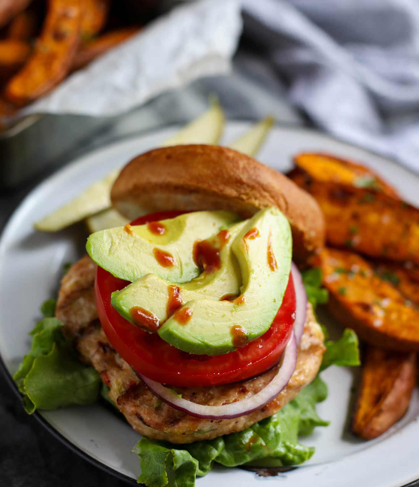 Chipotle Cheddar Chicken Burgers with Organic Valley
