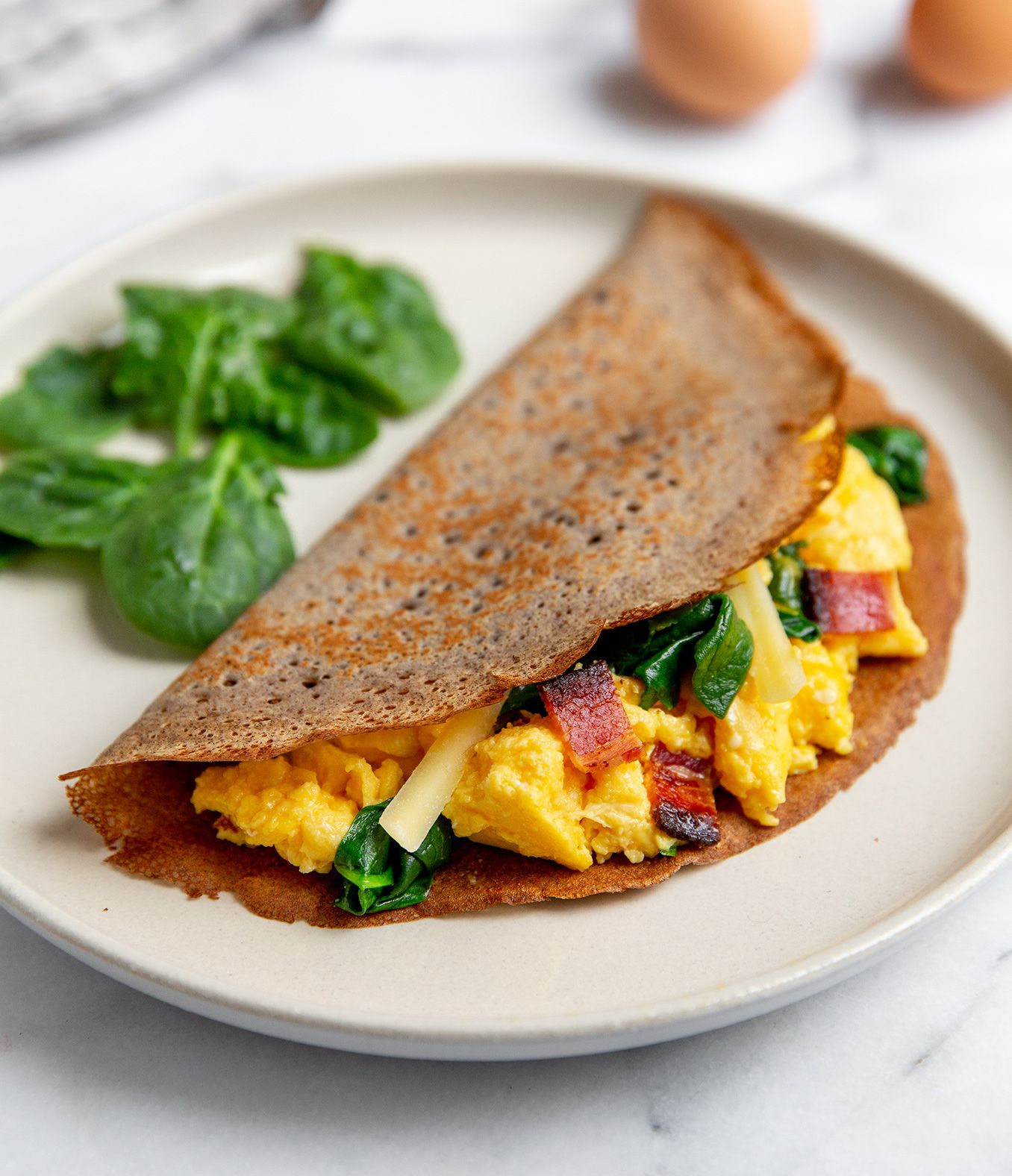 Savory Gluten-Free Crepes with Organic Valley