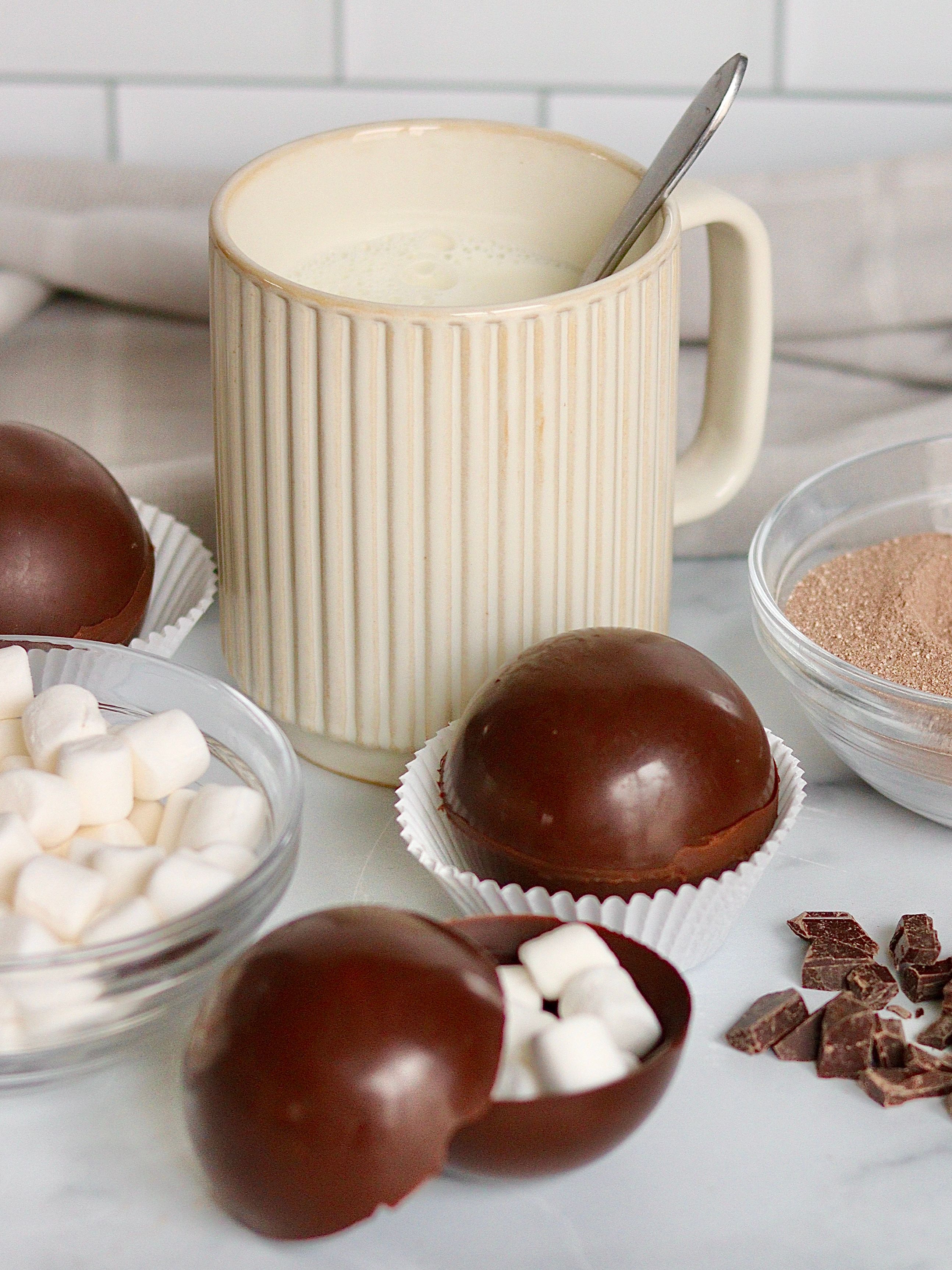 Hot Chocolate Bombs with Organic Valley