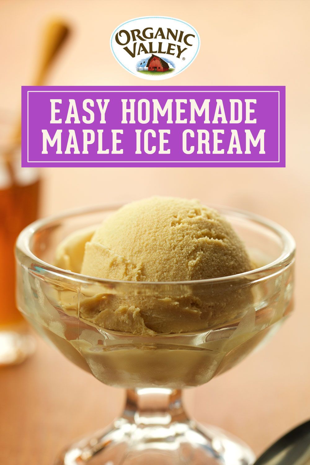 RealDeal Maple Ice Cream with Organic Valley