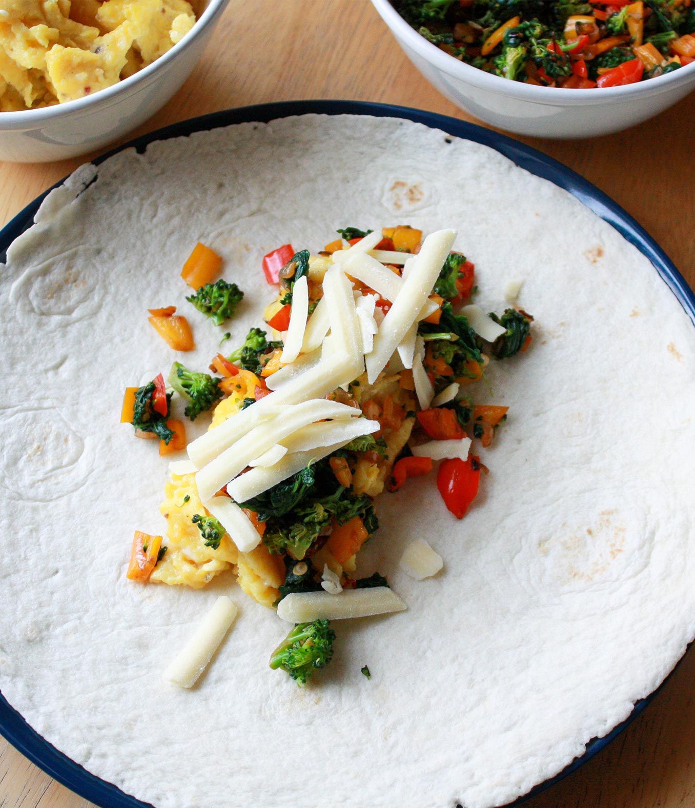 No-Fuss Breakfast Burritos with Organic Valley