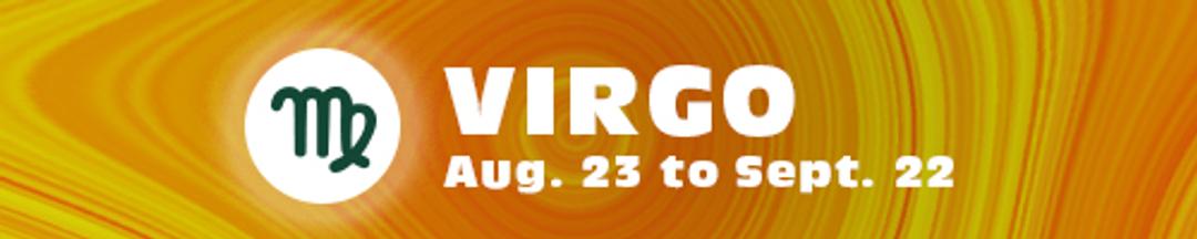 A graphic of a Virgo sign