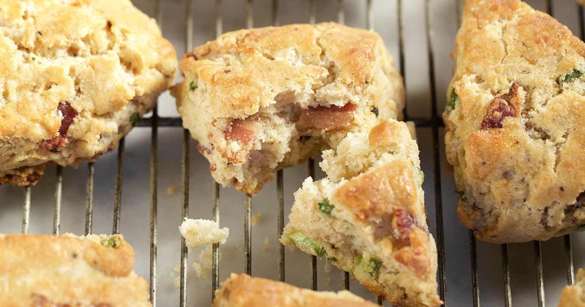 Gluten-Free Bacon and Cheddar Scones