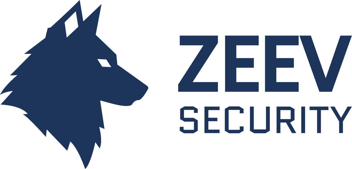Zeev Security brand presentation and web design.