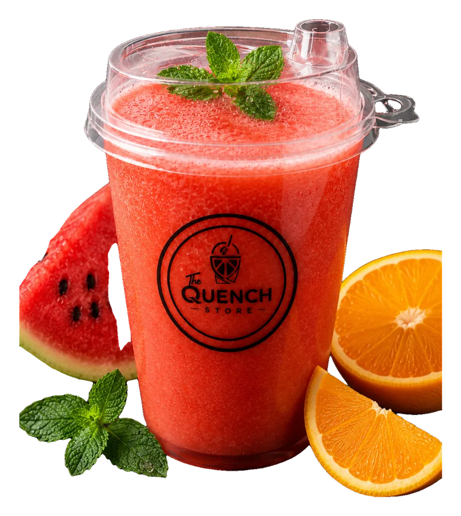 Refresher Juice in a Quench Store cup