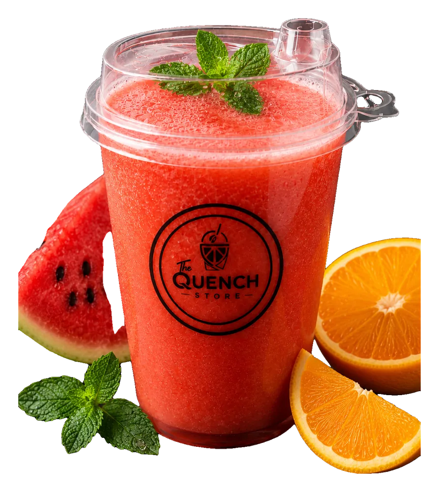 Refresher Juice in a Quench Store cup