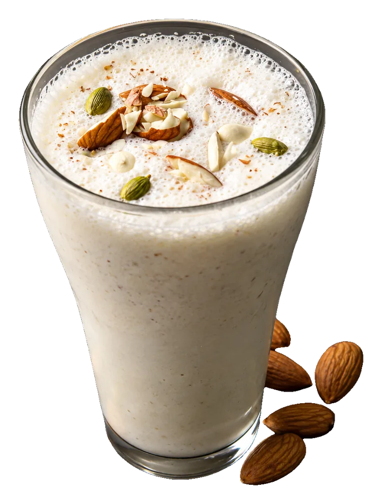 Ilaichi Badam Shake in a Quench Store cup