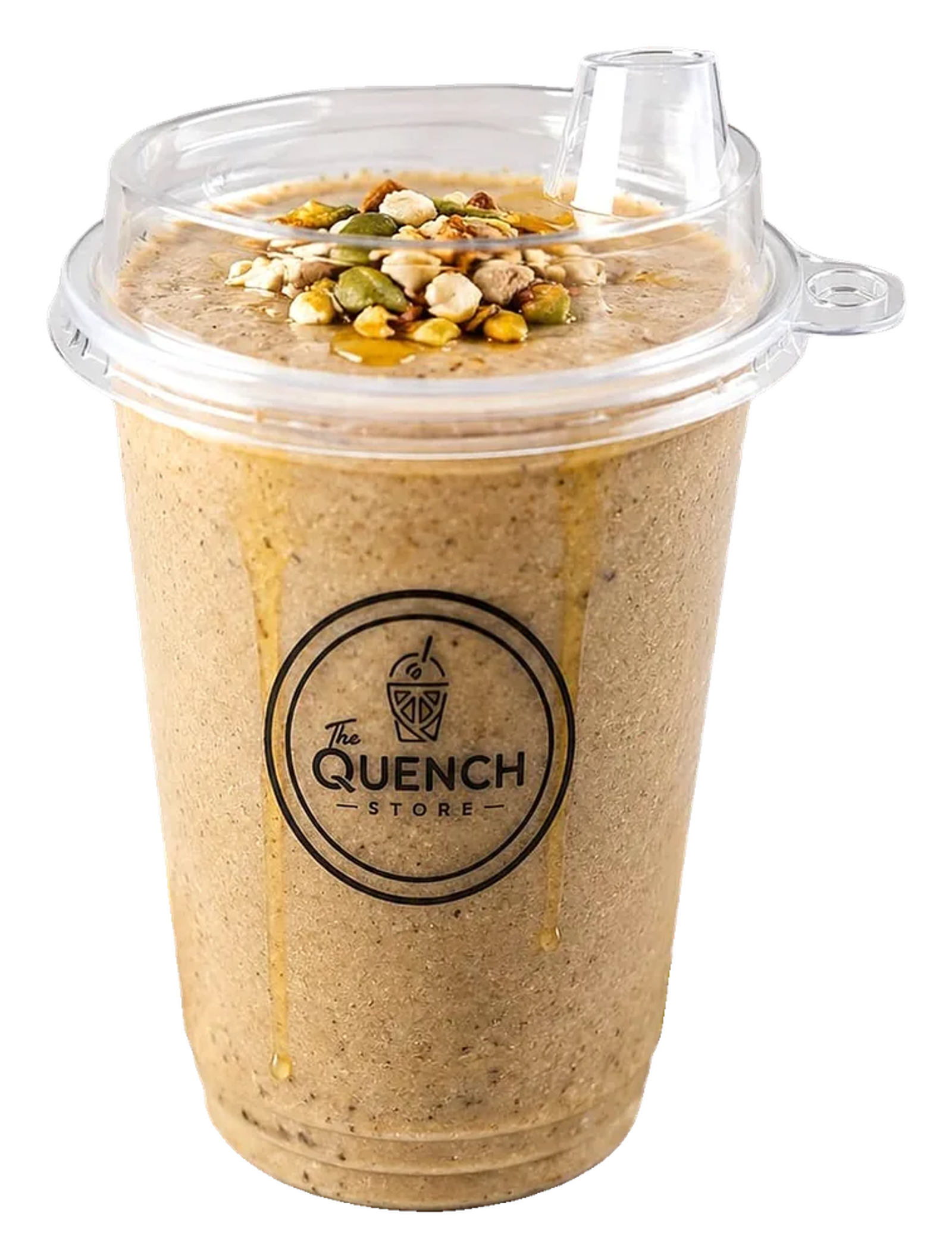 Peanut Butter Smoothie in a Quench Store cup