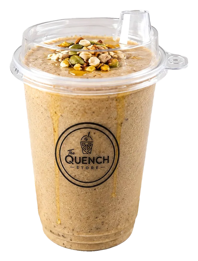 Peanut Butter Smoothie in a Quench Store cup