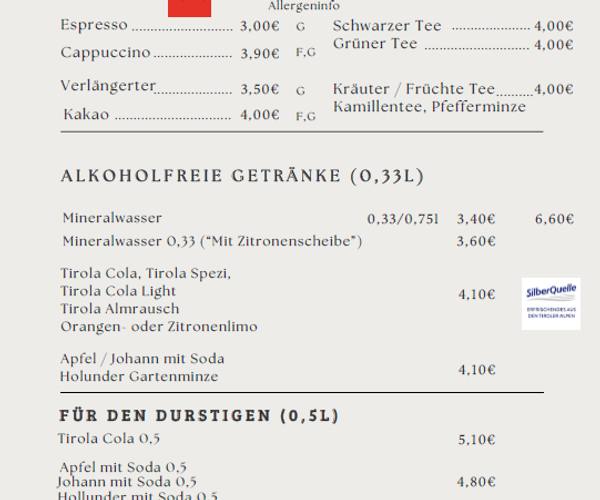 Getränke Seite 1