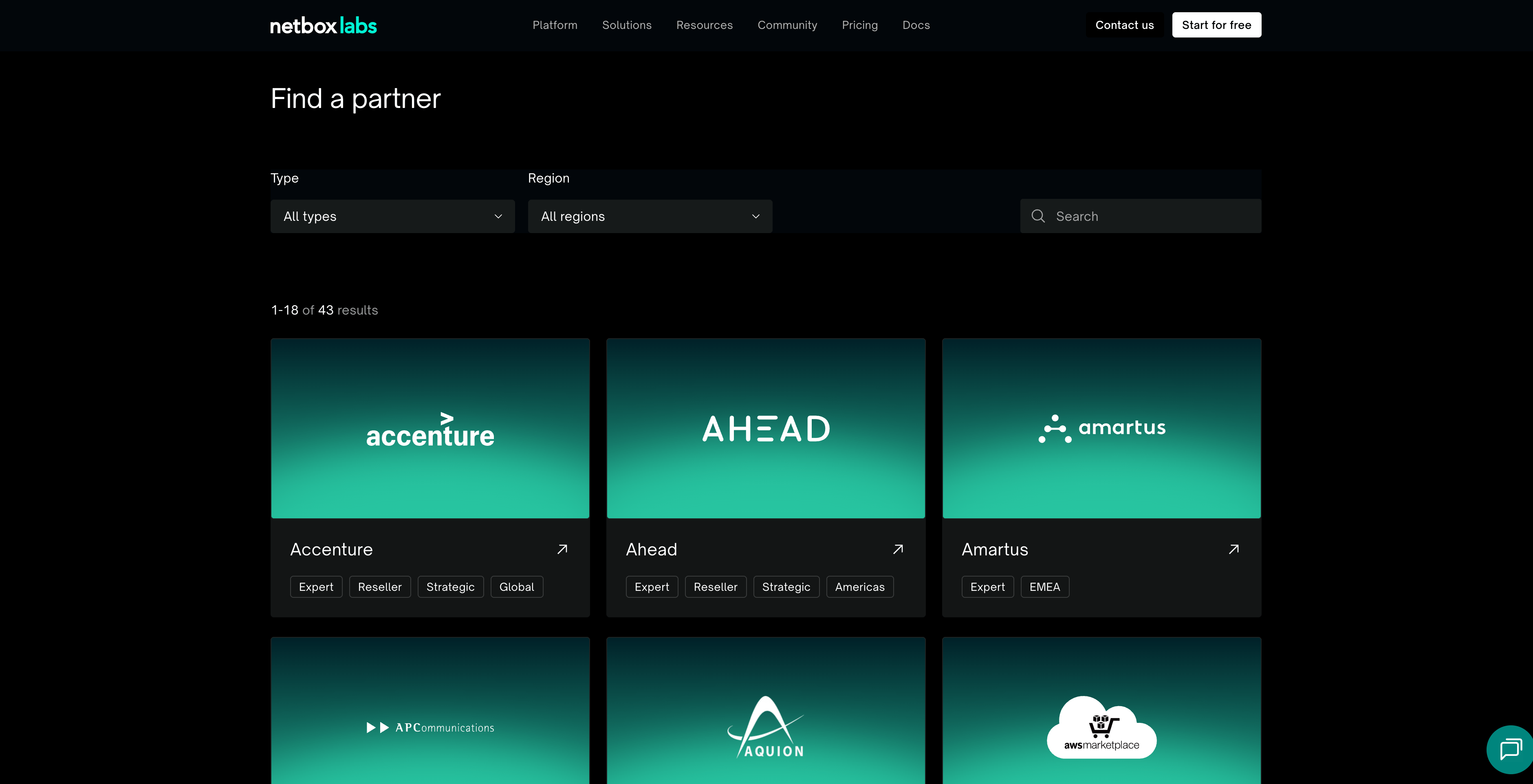 Netbox - Partners Redesign