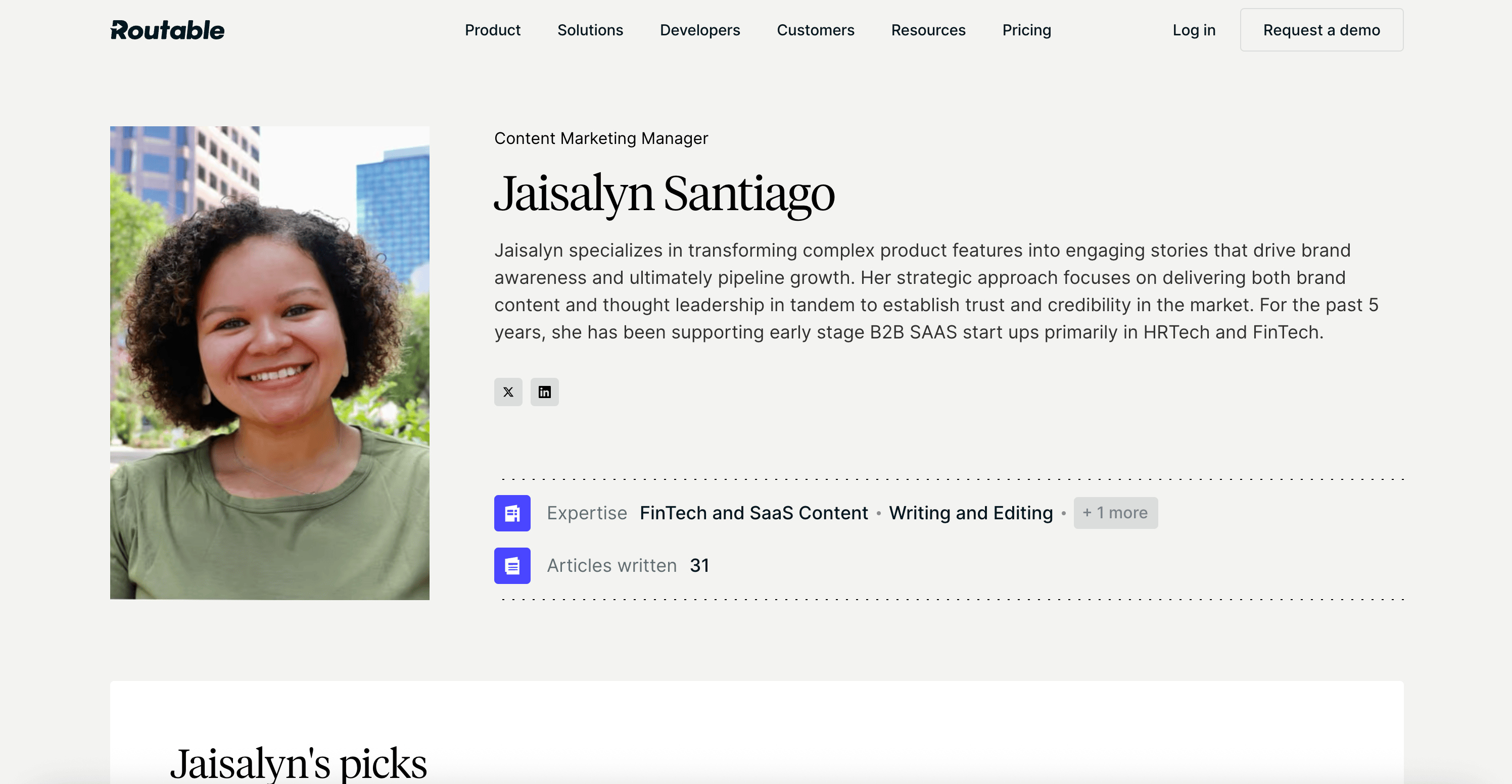 Routable - Author Page