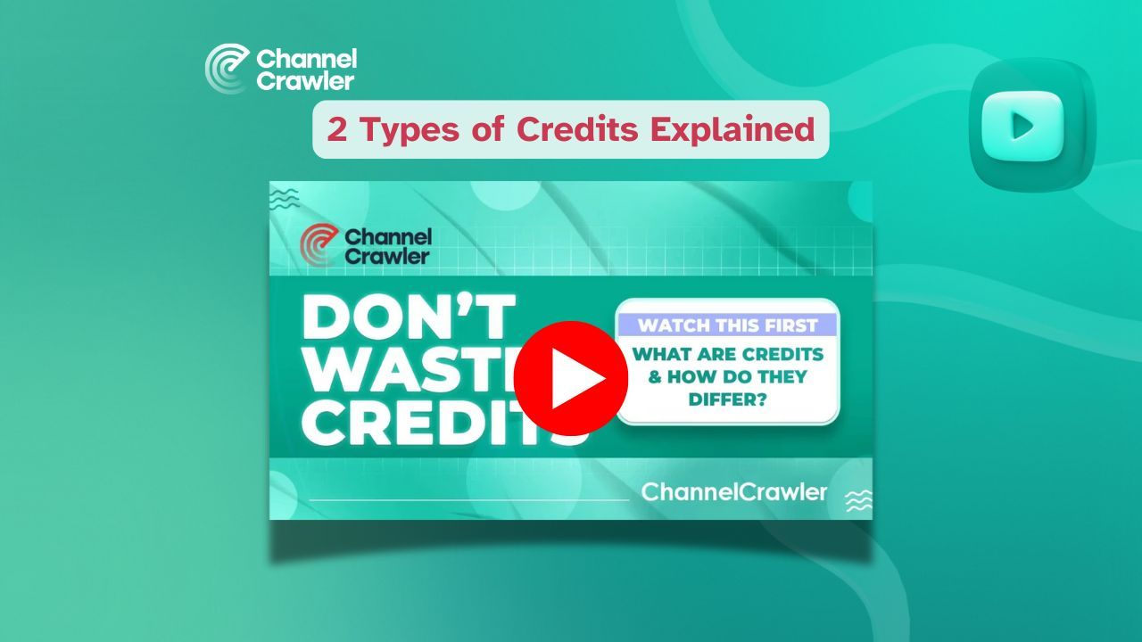 Reduce Costs and Scale Outreach: How to Use ChannelCrawler Credits Smarter