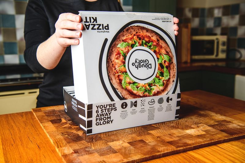 Opening Dough & Glory pizza kit