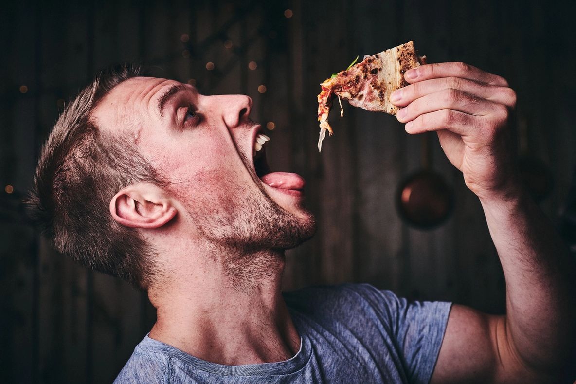Eating Dough & Glory pizza