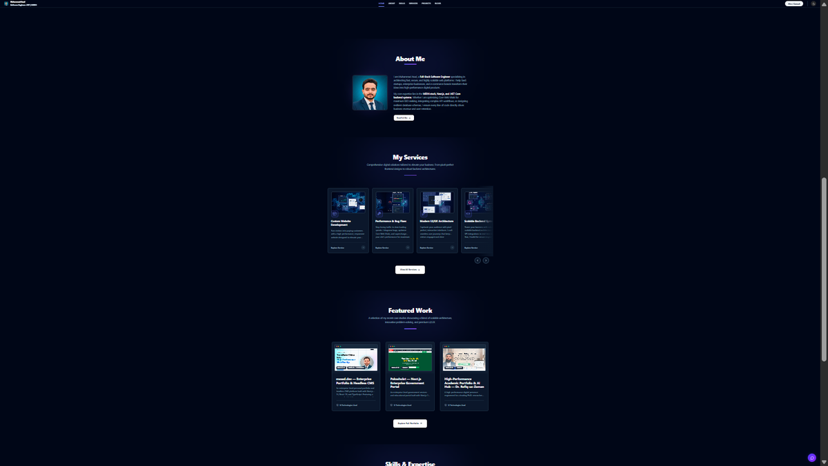 Full Page View (Dark Theme)