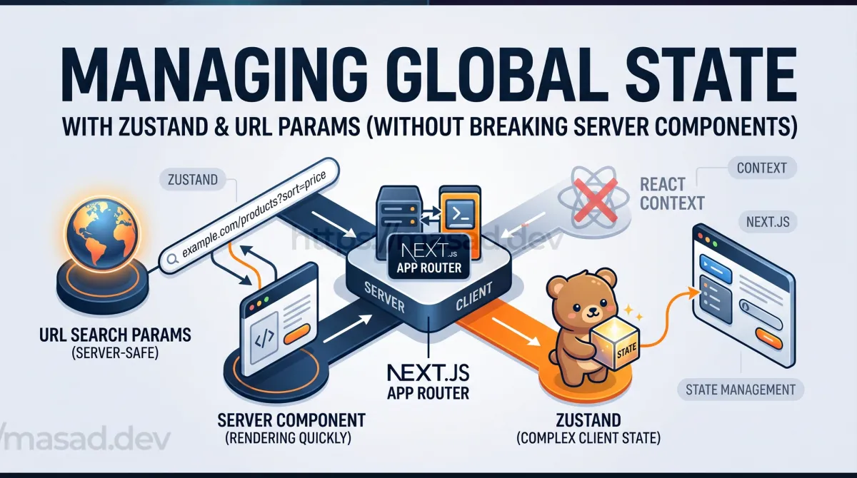 Managing Global State in Next.js App Router (Without Breaking Server Components)