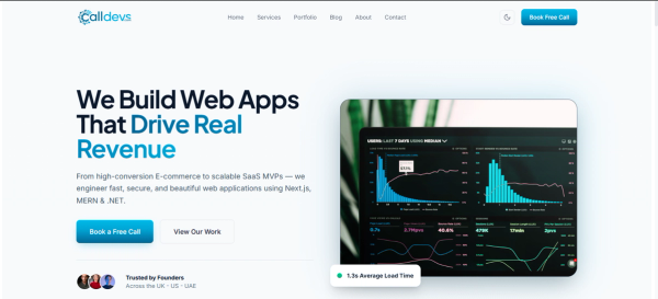 CallDevs — High-Performance Web Development Agency Portfolio