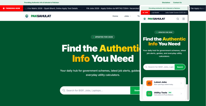 Paksahulat - Enterprise Information + Tools Hub & Government Services Portal