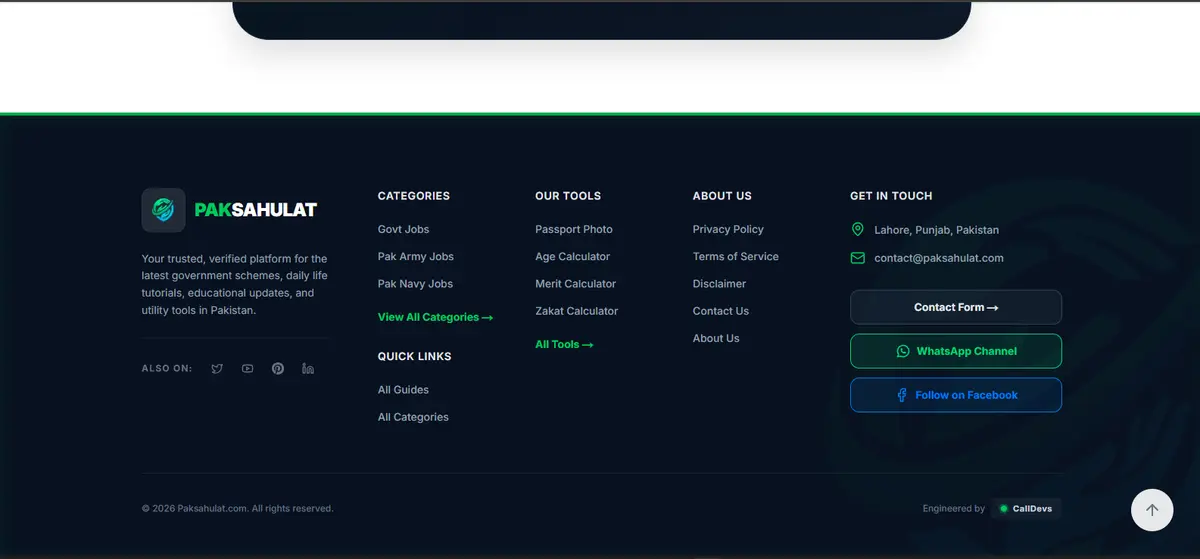 Footer Design | Paksahulat.com