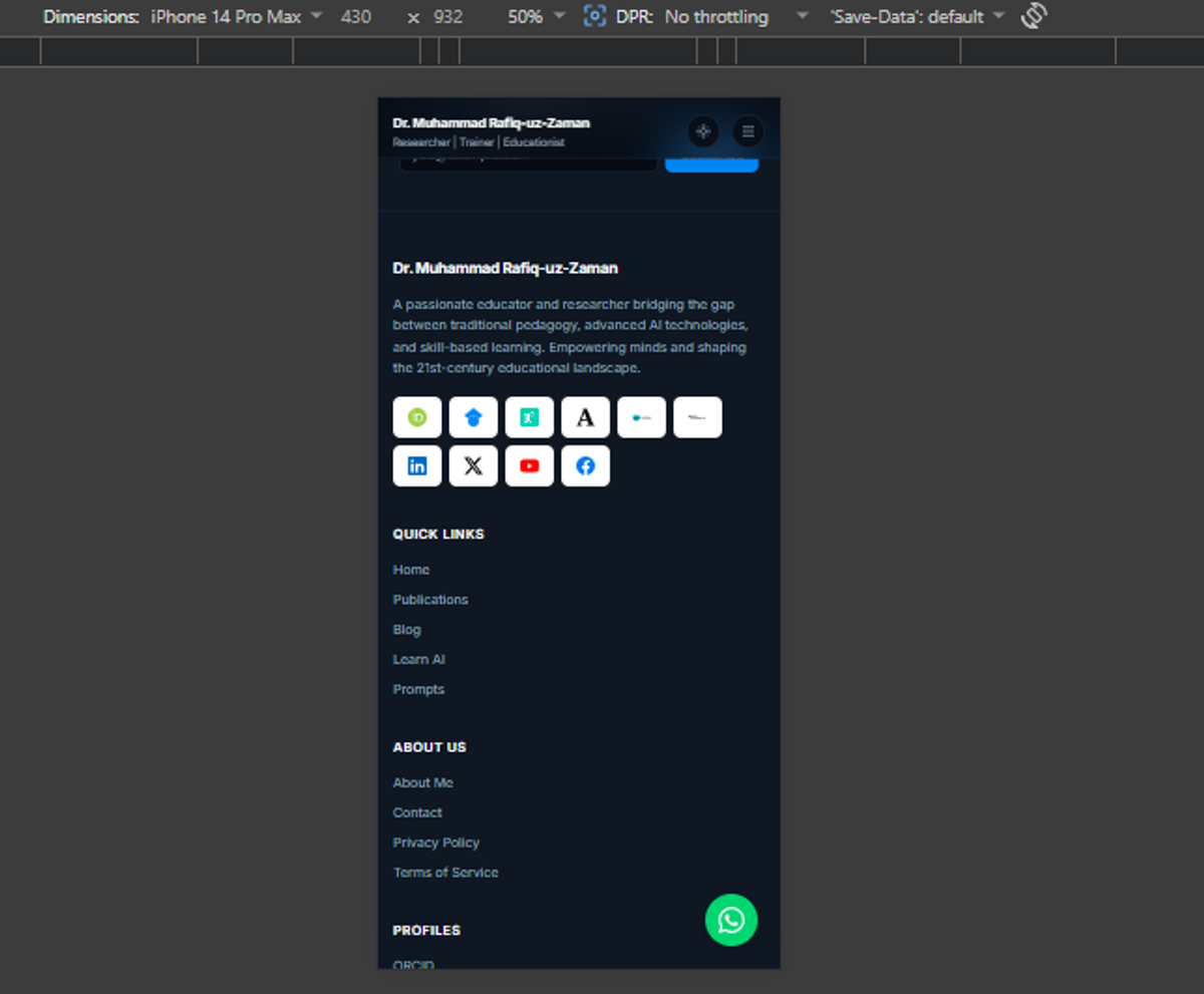 Complete SIte Fully Responsive for mobile
