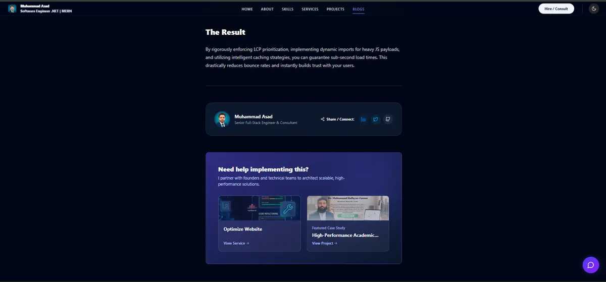 Blog Page Explore More Content View