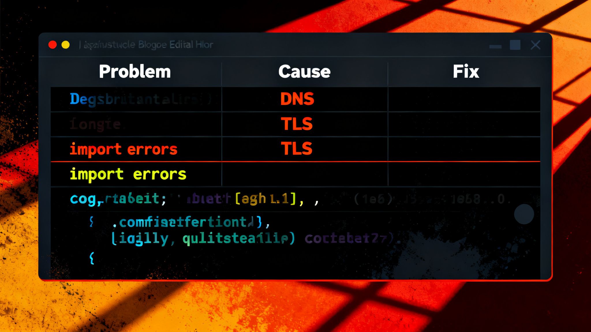 FastAPI Keycloak debugging errors DNS TLS import path resolution