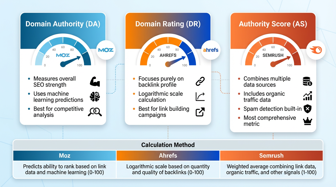 Authority Comparison Chart