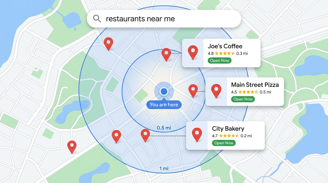Local Search Map