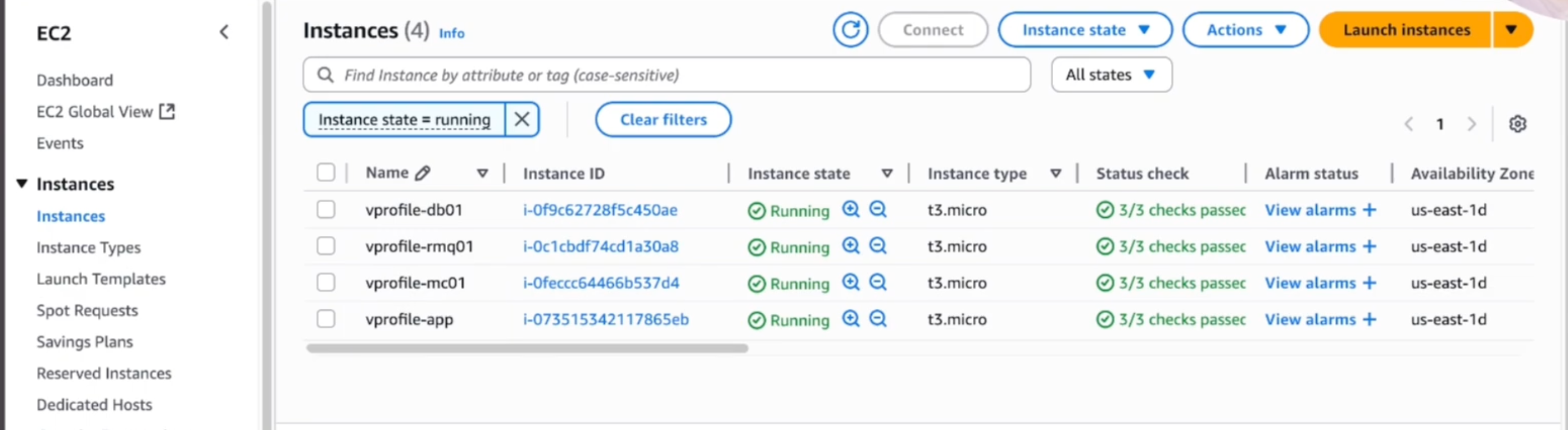 AWS Auto Scaling Group configuration screen or diagram showing the relationship between the load balancer, target group, and EC2 instances — can be a clean architecture diagram if no screenshot available