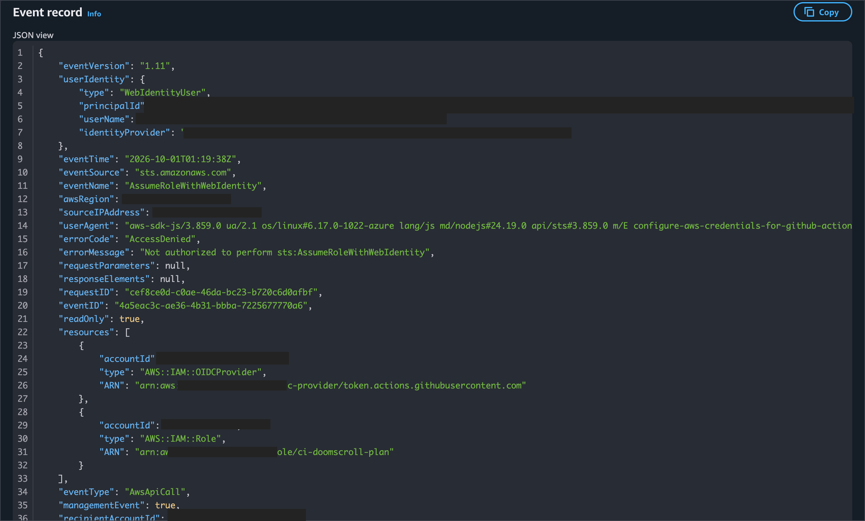 Comparison of the old GitHub OIDC subject format and the new immutable ID format