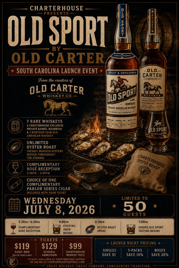 Old Carter Tasting - 7 Old Scout Private Barrels & Oyster Roast!!!