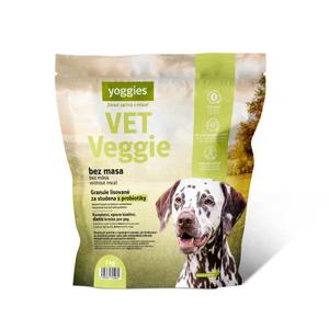 2 kg Yoggies VET Veggie bez masa, granule lisované za studena s probiotiky - Produkt značky Yoggies